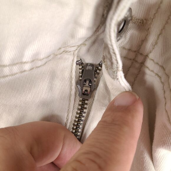 Iron Co Cargo Shorts‎ Mens 41 Beige Cotton Casual Workwear - Picture 5 of 16